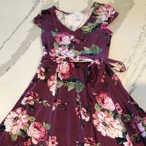 Emerald Sundae floral dress